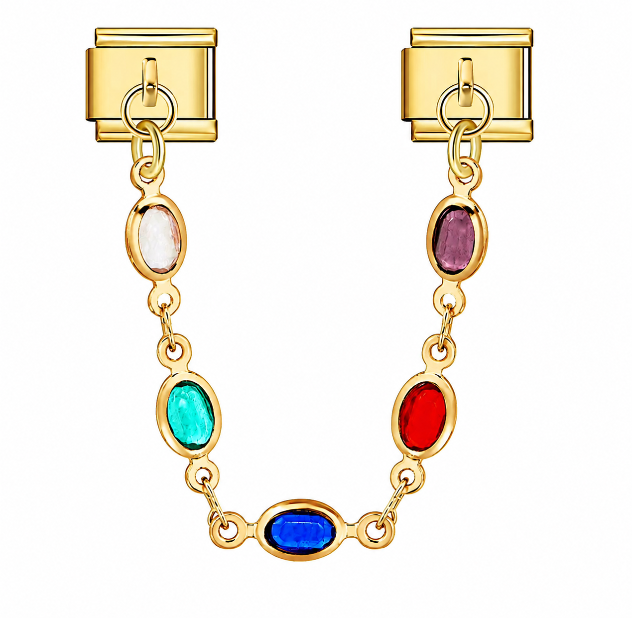 Kolorowy podwójny charms