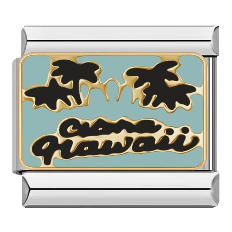 Hawaii Italian Charms przedstawia charms inspirowany Hawajami do personalizacji bransoletki