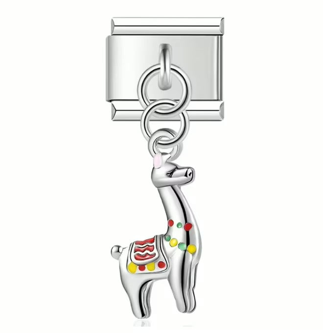Lama przedstawia charms z motywem lamy do personalizacji bransoletki