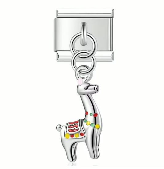 Lama przedstawia charms z motywem lamy do personalizacji bransoletki