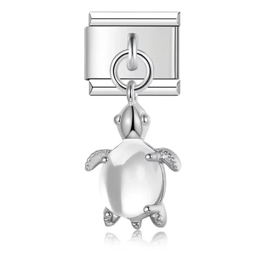 Italian Charms Żółw przedstawia charms z motywem żółwia do personalizacji bransoletki