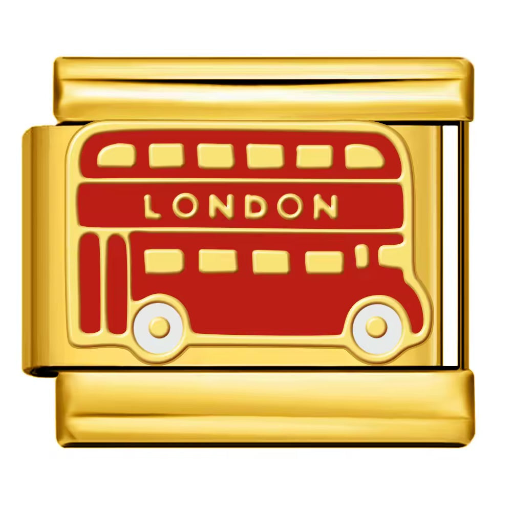 Italian charms Autobus Nicolze Charms