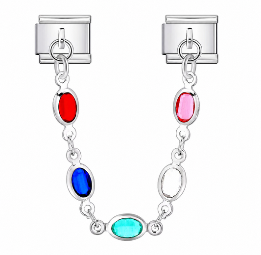 Kolorowy podwójny charms