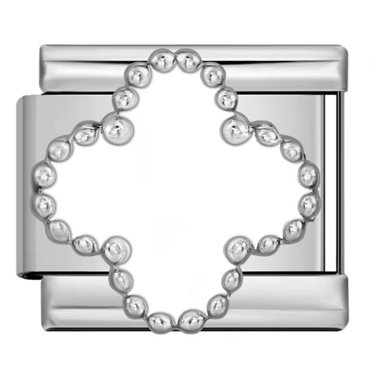 Italian charms Biały kwiat Nicolze Charms